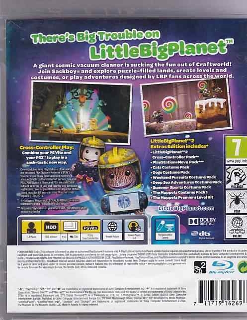 LittleBIGPlanet 2 Extras Edition - PS3 (B Grade) (Genbrug)